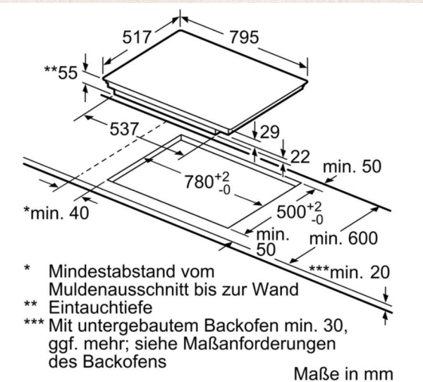 NEFF T48BD00N0 N70 Induktionskochfeld 80 cm Schwarz